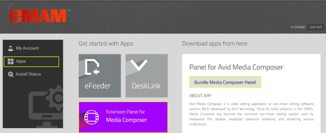 Download Avid Media Composer from eMAM Director